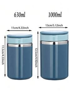 保溫防漏 630ml 湯罐 學生便當盒 密封湯品儲存容器 附手柄 便攜大容量食物容器 適合上班、旅行與戶外使用 廚房配件 返校理想選擇 - 彩色 - 查看 7