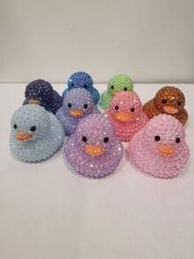 DIY Diamond Painting Duck, Multicolor Interesting Handicrafts, Glue Pen, Handmade Decorations - Multicolor - View 4