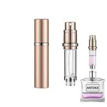 Refillable 5ml Travel Perfume Atomizer Leakproof Portable Sprayer Rose Gold - Vàng hồng - Xem 7