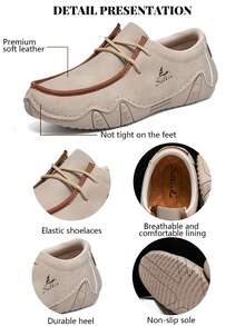 Salkin 全新时尚休闲设计师女士休闲鞋，手工运动鞋系带乐福鞋，轻便透气柔软舒适鞋，防滑耐用平底，仿麂皮外底，适合连衣裙、牛仔裤，适合中年、青年、学生、日常散步、徒步旅行、礼物、春/夏/秋季，加大码 - 米色 - 查看 17