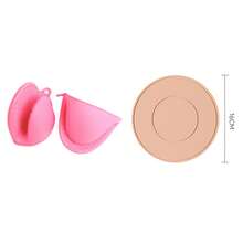 Silicone Non-Slip Oven Mitts And Heat Resistant Pads Set, For Oven/Microwave - Multicolor - View 13
