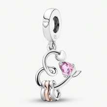 1pc 925 Sterling Silver Love Series Eternal Family Bead Pendant, Suitable For Women Bracelet DIY Jewelry - Set 1 - View 16