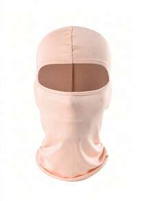 1件装男士滑雪面罩拉法帽颈套透气防风面罩，适合户外骑行