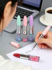 2支装唇线笔 – 中性色调，网络红人风情唇线笔，可爱学生唇线笔，学生专属的风情唇线笔，课堂奖励和奖品，派对礼品，课堂笔记，返校必备品，非常适合儿童节、教师节和其他庆祝活动。 - 黑色 - 查看 5