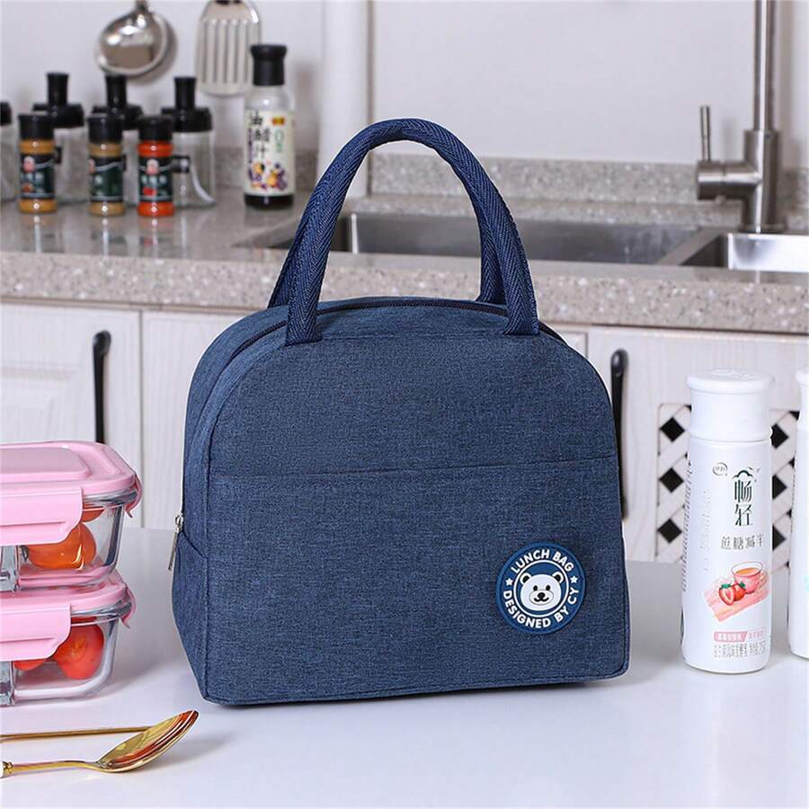 ONEEKA Lonchera Térmica Bolsa Lunch Aislamiento Frío Y Calor - Azul - Ver 1