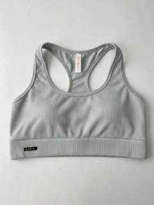K2b Original Cropped Swimmer Sports Fitness Top - 淺灰色 - 查看 5