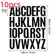 10 Stück bunte Buchstaben Aufkleber, Vinyl selbstklebende Buchstaben & Zahlen Etiketten, Briefkastennummern Schilder, DIY Basteln, geeignet für Schilder, Notizbücher, Klassenzimmer Dekoration, vielseitig einsetzbar für DIY Basteln, Scrapbooking, Geschenkverpackung, Geburtstag, Feiertage, Schulanfang, Schul- und Bürobedarf, Handwerkskunst - Verschiedenfarbig - Übersicht 16