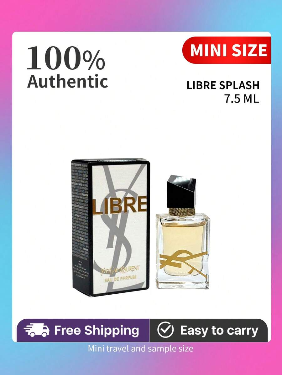 YSL LIBRE Eau De Parfum With Orange Blossom & Lavender Mini Women Travel Size Splash Perfume 7.5ml/0.25 Fl.Oz - LIBRE - 查看 1
