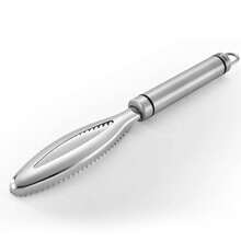 Removedor eficiente de escamas de pescado, herramienta de limpieza de pescado inoxidable, removedor de escamas de pescado, cepillo de piel de pescado, pelador de escamas de raspado, herramientas de cocina - MEZCLA-2 PIEZAS - Ver 10