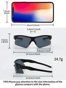 2 piezas Accesorios deportivos de plástico para hombres, decorativos y de moda, adecuados para uso diario, fotografía, compras, ciclismo, esquí, etc. - Multicolor - Ver 4