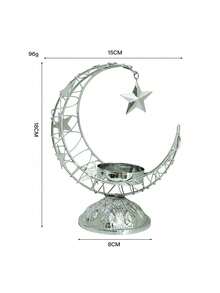 Giá đỡ nến bằng sắt kim loại trang trí, giá đỡ nến hình đèn lồng sao và trăng, lư hương hình sao và trăng, đồ trang trí để bàn cho đám cưới, nhà cửa, phòng ngủ, nhà bếp và phòng ăn, thiết kế đèn lồng sao và trăng. - Nhiều màu - Xem 18