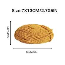 50克/包 DIY毛线，适用于手工编织、梭织、DIY工艺品、钩编和针织，柔软且用途广泛，可用于DIY钩编和针织包袋。 - 1件裝 - 查看 3