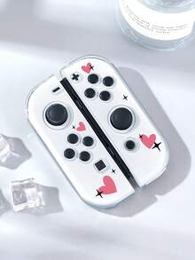 Ayotu Shark & Strawberry & Cat & Heart Theme Protective Case For Switch,Compatible New Switch2(2025)/Switch NS/Switch OLED,Can Be Installed In The Dock Without Removing The Protective Case,Universal Gamepad Protective Cover, Switch Gaming Accessories, Anti-Drop, Scratch-Resistant, Spring Romance/Back To School Gifts/Christmas Gifts/Valentine's Day Gifts - Multicolor - View 23