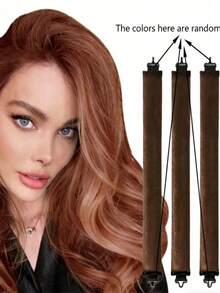 3件套免加热卷发套装：卷发海绵卷发棒、睡眠造型卷发棒、泡沫卷发棒、免加热卷发、美发沙龙造型配件、返校必备、美发配件、卷发棒、卷发产品、卷发棒、卷发工具、卷发器、圣诞节 - 彩色 - 查看 6