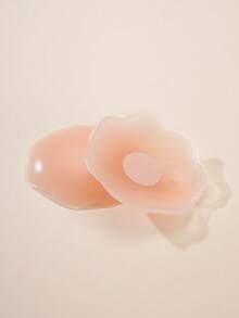 2/6/10pcs Reusable Lift Up Backless Bra Petals, Seamless Invisible Self-Adhesive Nipple Covers, Non-Slip Discreet, Suitable For Various Occasions - Baby Pink - View 8