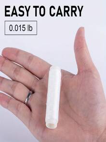 GOTURE 每卷4根饵料弹性线，海钓绑钩材料，高弹隐形海钓线，可将饵料牢牢固定在钩上，200米/656英尺，0.1毫米/0.15毫米 - 白色 - 查看 3