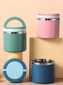保溫防漏 630ml 湯罐 學生便當盒 密封湯品儲存容器 附手柄 便攜大容量食物容器 適合上班、旅行與戶外使用 廚房配件 返校理想選擇 - 彩色 - 查看 5