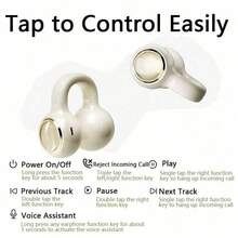 Lenovo EA430 Bluetooth Earphones, Earhook Open-Ear Design, Bluetooth 5.4 Wireless Sports Music Gaming Headphones, Compatible With Apple, Huawei, Xiaomi, OPPO And Other Android Smartphones - Multicolor - View 4