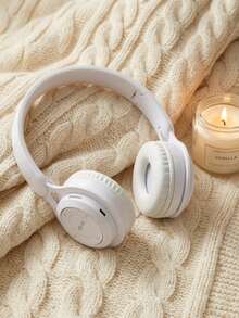 可折叠伸缩无线耳机，高保真低音，内置麦克风，价格实惠，时尚新年及情人节礼物之选