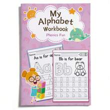 ABC Tracing & Writing Book – Uppercase/Lowercase Letter Practice, Stroke Guides And Repeating Writing Lines, Builds Letter Recognition And Early Literacy Skills - Alphabet Workbook - View 27