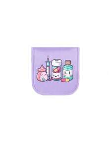 Bolsa de medicina portátil, bolsa de almacenamiento con patrón de pastillas y jeringas de dibujos animados lindos, organizador de medicina compacto y kit de primeros auxilios, kit médico portátil, conveniente para viajes, uso diario/exterior/viajes/dormitorio, accesorio médico esencial para personas conscientes de la salud y viajeros frecuentes, bolsa de medicina pequeña de tela multifuncional, bolsa de primeros auxilios médica portátil, bolsa de medicina para viajes al aire libre, bolsa de almacenamiento de medicina de primeros auxilios para dormitorio, kit de supervivencia, bolsa de almacenamiento de cuidado de la salud diario, regalo del Día del Maestro, regalo de regreso a la escuela, regalo de Pascua - Multicolor - Ver 14