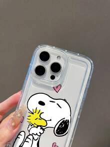 SNOOPY This Cartoon Anime  Airbag Phone Case Is Made Of Anti-Drop Tpu Material And Can Be Given As A Holiday Gift. It Is Suitable For Apple Phones, And The New Model Is Suitable For IPhone13/14/15/16/17Pro Max Phones - Nhiều màu - Xem 4