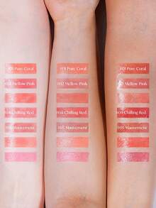 伊蒂之屋 (ETUDE) 炫彩定型唇釉，冰爽红，唇釉，唇膏，亮泽妆效，高度滋润，0.1 盎司 (3.8 克)，Clione 唇膏 - #01 Pure Coral - 查看 7