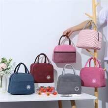 ONEEKA Lonchera Térmica Bolsa Lunch Aislamiento Frío Y Calor - Azul - Ver 8