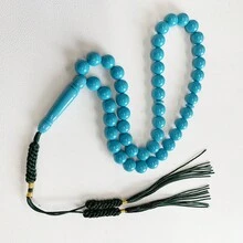 1pc High Quality Synthetic Amber/51 Beads Islamic Prayer Beads, Muslim Rosary - Beaded Bracelet - View 6