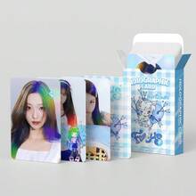 124张/92张Hearts2Hearts新专辑《FOCUS》卡片，崔智友和郑恩宇的收藏照片，明星日记贴纸，LOMO卡片，节日礼物，明星日记贴纸，可打印的LOMO新专辑卡片，可收纳于卡包、钱包、背包中，或用作装饰品、桌面摆件、送给朋友的礼物 - 彩色 - 查看 4