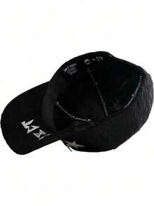 Barbas Hats Rockstar X Ct Black Adjustable Plain Three Star Cap - 黑色 - 查看 2