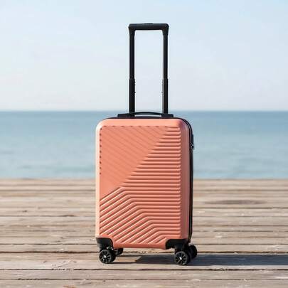 Plaid Style 20-Inch Luggage, Equipped With Swivel Silent Wheels, A Travel Suitcase That Doesn't Require Checking In, A Travel Bag, A Luggage Box, A Travel Bag Set, A Suitcase Combination, A Luggage Set, A Luggage Bag. Luggage Case Trolley Suitcase Traveling Bags Suitcase Large Capacity Clothes Storage Cruise Essentials Travel Essentials Vacation Vacation Essentials