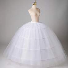 六圈衬裙新品上市！超蓬松婚纱裙撑，舞会、摄影和节日礼物的完美之选！ - 彩色 - 查看 3