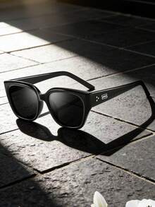 1副/2副复古休闲高品质男士方框眼镜，适合日常生活、驾驶、骑行等场合。 - 灰色 - 查看 9