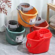 Xô lau nhà dung tích lớn dùng trong gia đình, xô lau nhà dày dặn, xô vệ sinh có chức năng vắt. - Nhiều màu - Xem 2