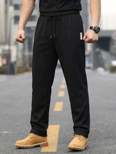 男士轻便舒适运动户外休闲裤，适合跑步、健身、锻炼