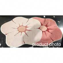 1pc Pink Peach Blossom Bathroom Mat, Bathroom Rug, Door Mat, Small Rug, Carpet, Floor Mat, Home Decor, Area Rug, Outdoor Mat, Home Decor, Area Carpet, Bedroom Carpet, Washable Rug - Multicolor - View 4