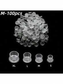 JellyfishPro Disposable Tattoo Ink Cups With Base (100/500/1000 Pieces), Tattoo Supplies, Tattoo Kits - Clear - View 10