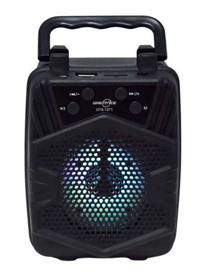 Bocina Bluetooth 3″ Luz LED y Soporte para Celular