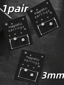 三对镶嵌银质白钻的耳饰，尺寸分别为3/4/5毫米。从日常佩戴的精致优雅到派对上的吸睛亮点，这些不同尺寸的钻石耳饰都能完美胜任。它们是绝佳的节日礼物。适合婚礼、妈妈生日、海滩度假和各种节日场合，是送给女性、妈妈、老师、朋友、伴娘、学生以及返校季的完美礼物。简约、美丽、时尚、优雅，是夏季的理想之选。 - 銀色 - 查看 12