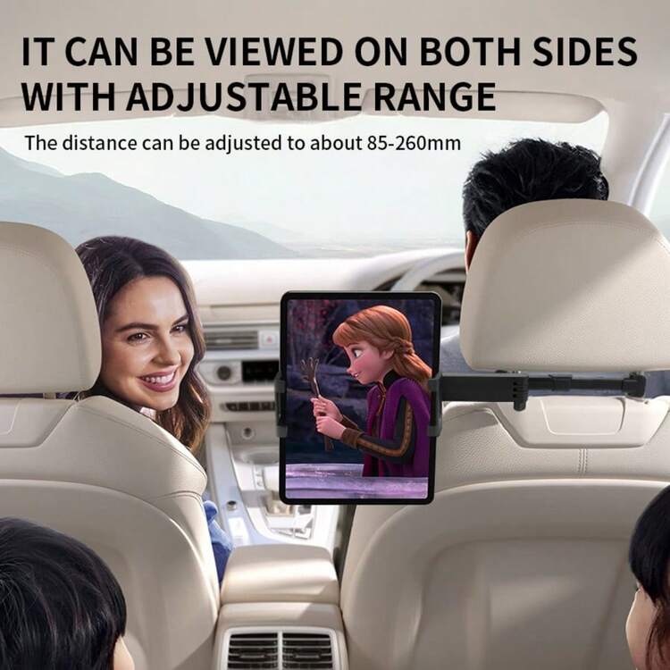 Supporto per tablet da auto, con gancio per riporre la sul sedile posteriore, supporto per tablet da poggiatesta per telefono, supporto per auto, per la maggior parte degli smartphone, borracce
