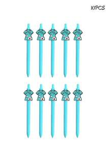 10 bolígrafos personalizados de enfermera, bolígrafos con texto/nombre personalizado. Adecuado como regalo para el Día de la Enfermera. Regalos personalizados para colegas, amigos - Multicolor - Ver 11