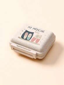 Mini 6-Fach tragbare Medikamentbox, Medikament Aufbewahrungsbox, Reise Pillenbox, Muster mit "Meine Medikamenttasche" und Pillen Mustern, 6-Fach kleine Medikamentbox, versiegelte Pillen Aufbewahrungsbox, 6-Tage Wochenaufbewahrungsbox, erste Reise Pillenaufbewahrungsbox, tägliche Vitamin Pillenbox, Taschen Medikamentbox Aufbewahrungsbox, Charm Aufbewahrungsbox, Unerlässlich für Familien, Unerlässlich für Reisen - Verschiedenfarbig - Übersicht 8