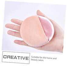 Dry Powder Puff, Setting Powder Puff, Loose Powder Puff, Studio Makeup Artist Makeup Artist 85mm Glove-Style Hook Loose Powder Puff - Multicolor - View 4