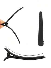 12pcs/Set Large Black Hair Clips, Suitable For Everyday Use ,Hair Styling Kit ,Hair Tool - Black - View 4