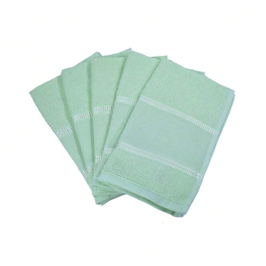 Kit Of 24 Hand Towels For Embroidery, Rekint Perfect Style - Light Green - View 1