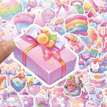 50张卡通糖果贴纸，涂鸦贴纸，适用于DIY剪贴簿、吉他、滑板等，防水贴纸 - 預設 - 查看 3