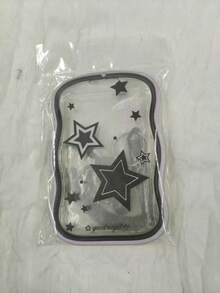 1pc Star-Shaped Card Holder, Student ID/Meal Card Pouch, Women Bus/Metro Card Keychain Pendant - Multicolor - View 5