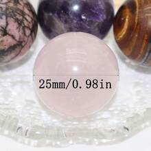 Bộ sáu quả cầu pha lê tự nhiên đường kính 2,5 cm, đựng trong hộp quà xinh xắn, thuộc bộ sưu tập pha lê thạch anh tím, có sáu màu sắc để lựa chọn, hoàn hảo cho những người yêu thích pha lê, trang trí nhà cửa, và làm quà tặng cho bạn bè, người yêu, nhân Ngày của Mẹ hoặc sinh nhật. - Nhiều màu - Xem 4