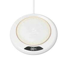 Posavasos de calefacción termostática USB, posavasos de calefacción para el hogar, ajuste de 3 velocidades, temperatura constante de 55 grados, 1. - 308 blanco - Ver 11